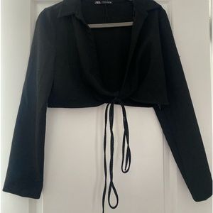 Zara Cropped Long Sleeve
